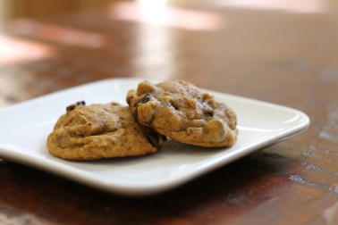 Pumpkin Chocolate Chip Cookies
