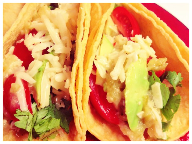 Tomatillo Chicken Tacos